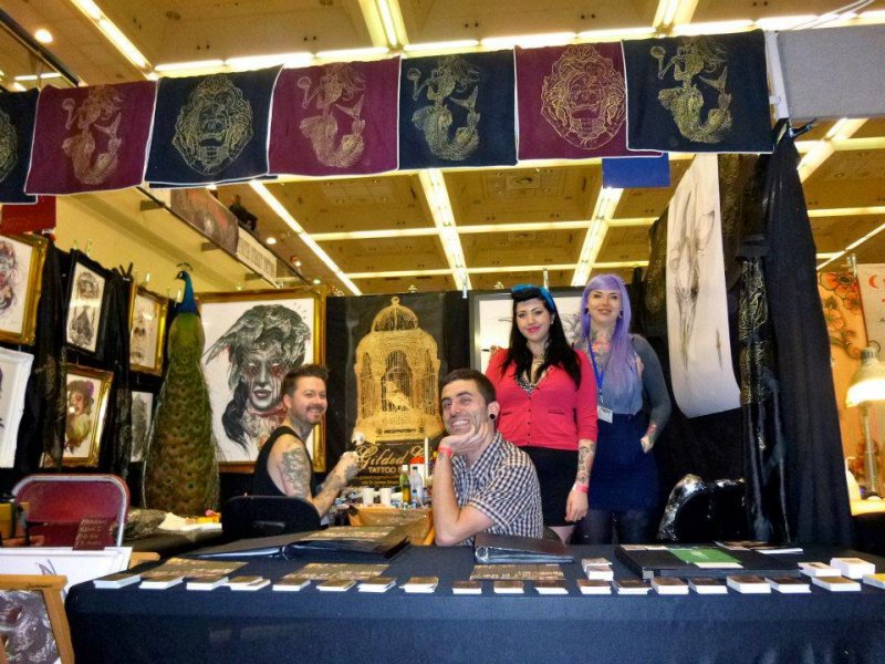 Gilded Cage at Brighton Tattoo Convention 2013!
