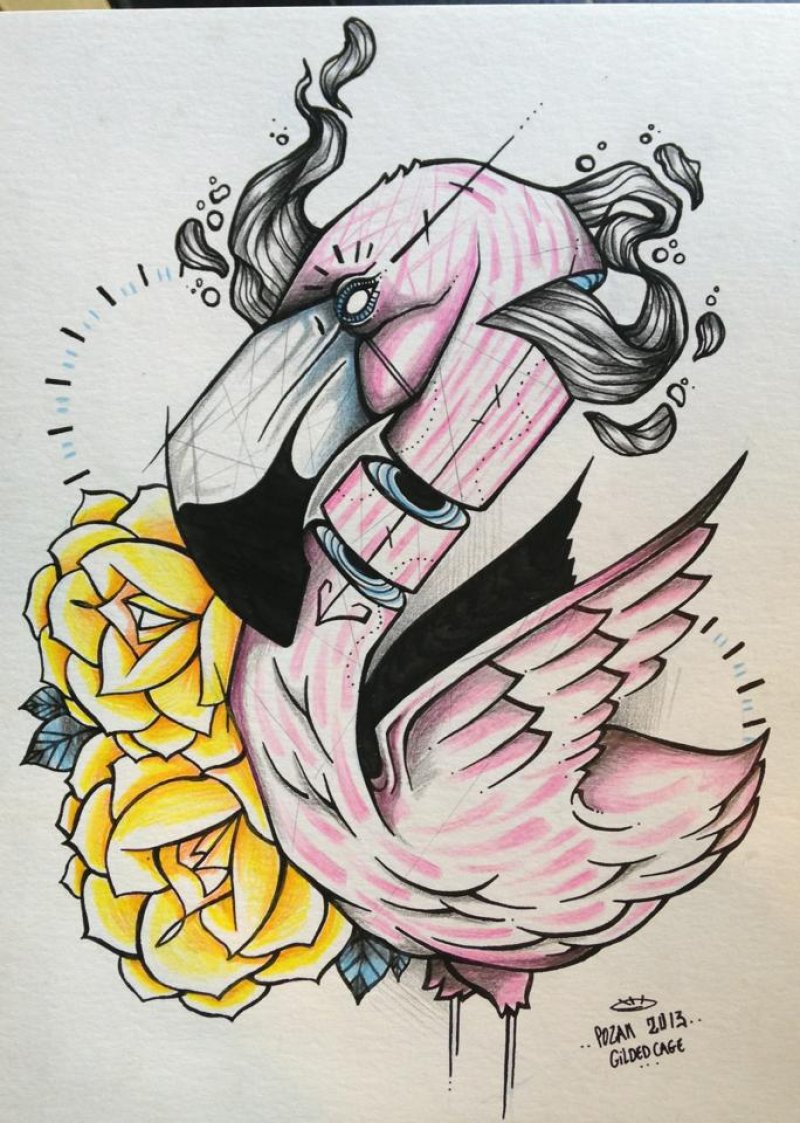 Pozan is offering to tattoo the following birds at £200 each